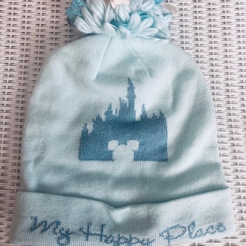 Disney Parks Arendelle Aqua Pom Beanie