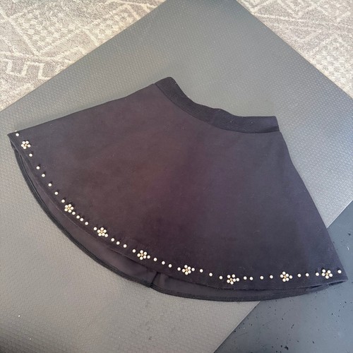 CLT Black Embellished Mini Skirt (OS)