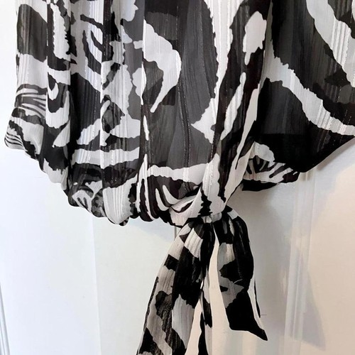 Caché Black & White Sheer Tank (X-Small) - photo 4