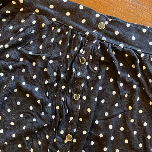 American Rag Y2K Black and White Polka Dot Flowy Skirt - photo 2