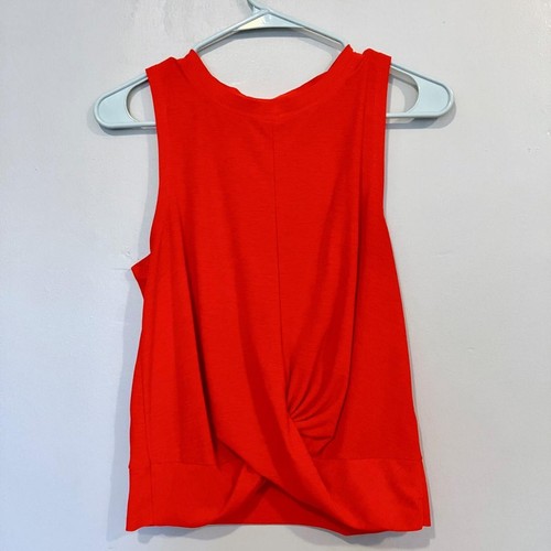 Y2K Old Navy Red Twist Crop Tank (Small)