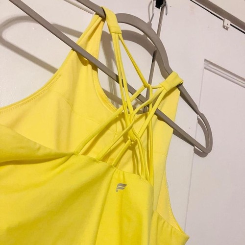 Fabletics "Electric Lemon" AirLite Strappy Tank Top (Small) - photo 3