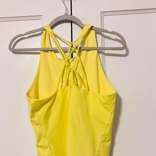 Fabletics "Electric Lemon" AirLite Strappy Tank Top (Small) - photo 4