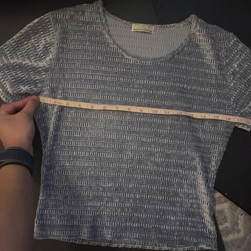 Y2K Miki Grey Shirred Velvet Crop Top (Small) - photo 4