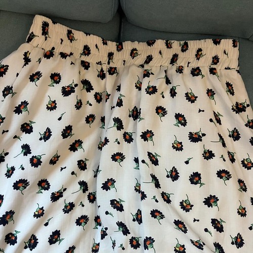 Y2K White Floral Skater Mini Skirt - photo 2