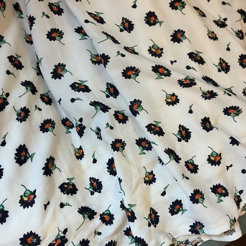 Y2K White Floral Skater Mini Skirt - photo 3