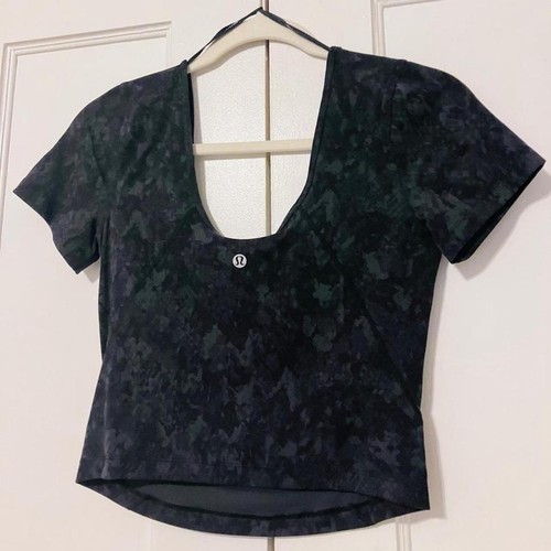 Grey Camo Lululemon Align T-Shirt (Incognito Camo, 6) - photo 2