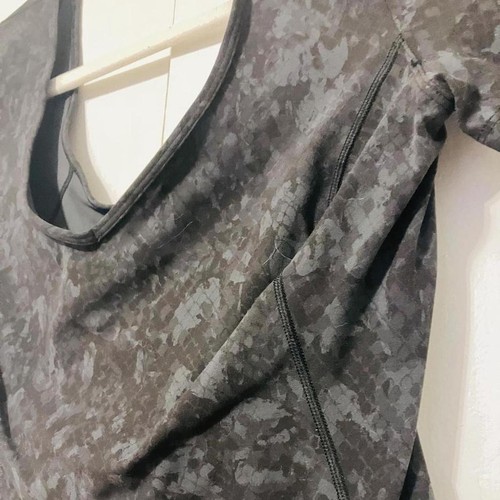Grey Camo Lululemon Align T-Shirt (Incognito Camo, 6) - photo 3