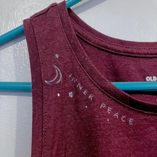 Old Navy "Inner Peace" Knot-Front Active Tank (Small) - photo 3