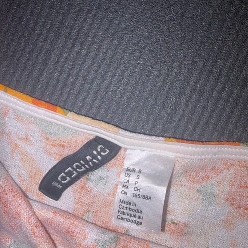 H&M DIVIDED Orange Floral Print Romper - photo 3