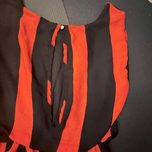 Y2K Love Culture Red and Black Chevron Dress - photo 4