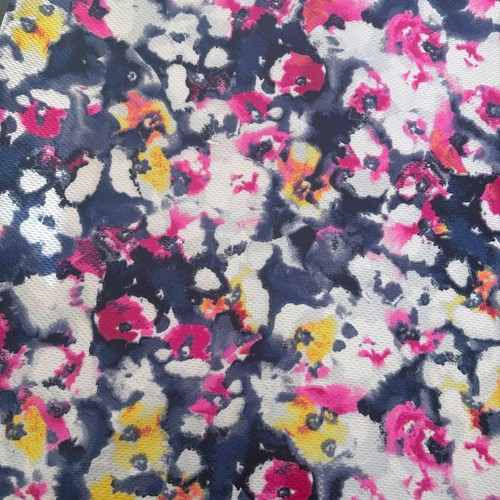 Abstract Floral Print Pencil Skirt Retro Aesthetic (OS) - photo 3