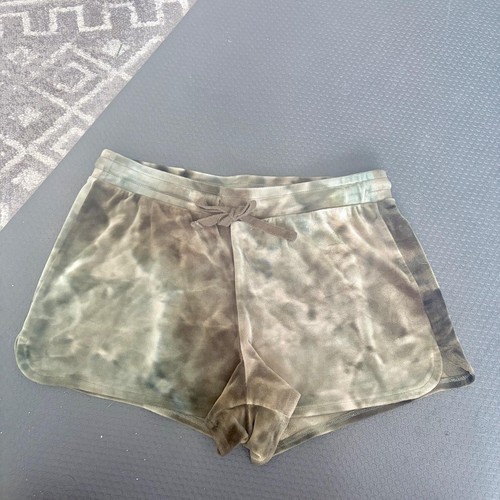 Old Navy Y2K Green Tie-Dye Lounge Shorts