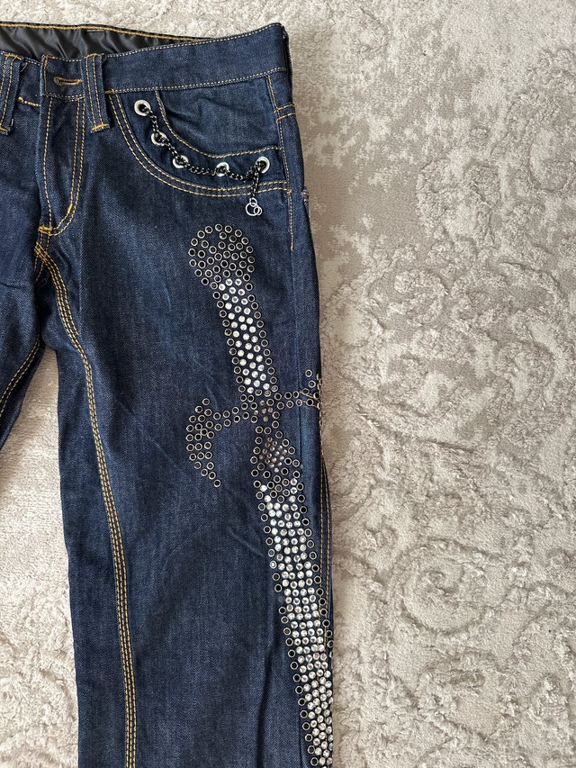 Kingz Delux Designer dark wash denim jeans. Size 32. - photo 2