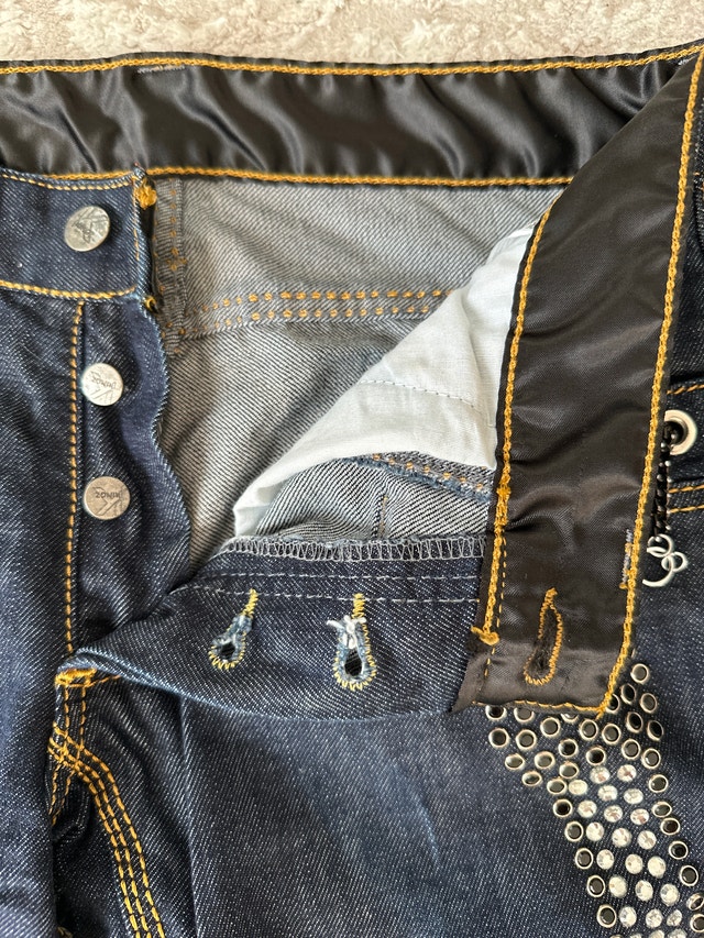 Kingz Delux Designer dark wash denim jeans. Size 32. - photo 5