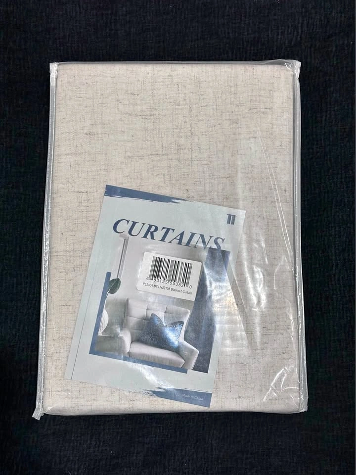 BRAND NEW Faux Pinch Pleat Blackout Curtains