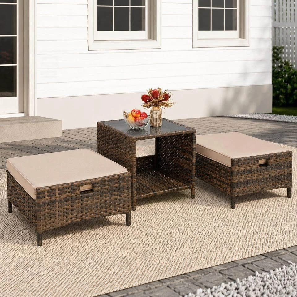 5-Piece Wicker Patio Furniture Set - photo 2