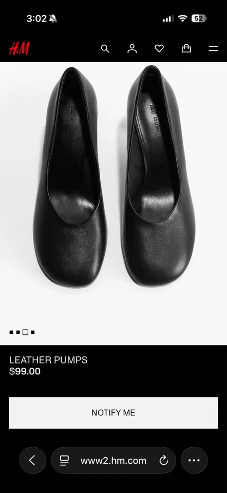 H&M Premium Selection Leather Pumps — Size 37 - photo 5