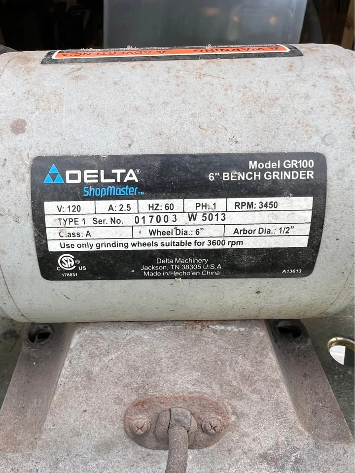 Delta Bench Grinder - photo 3