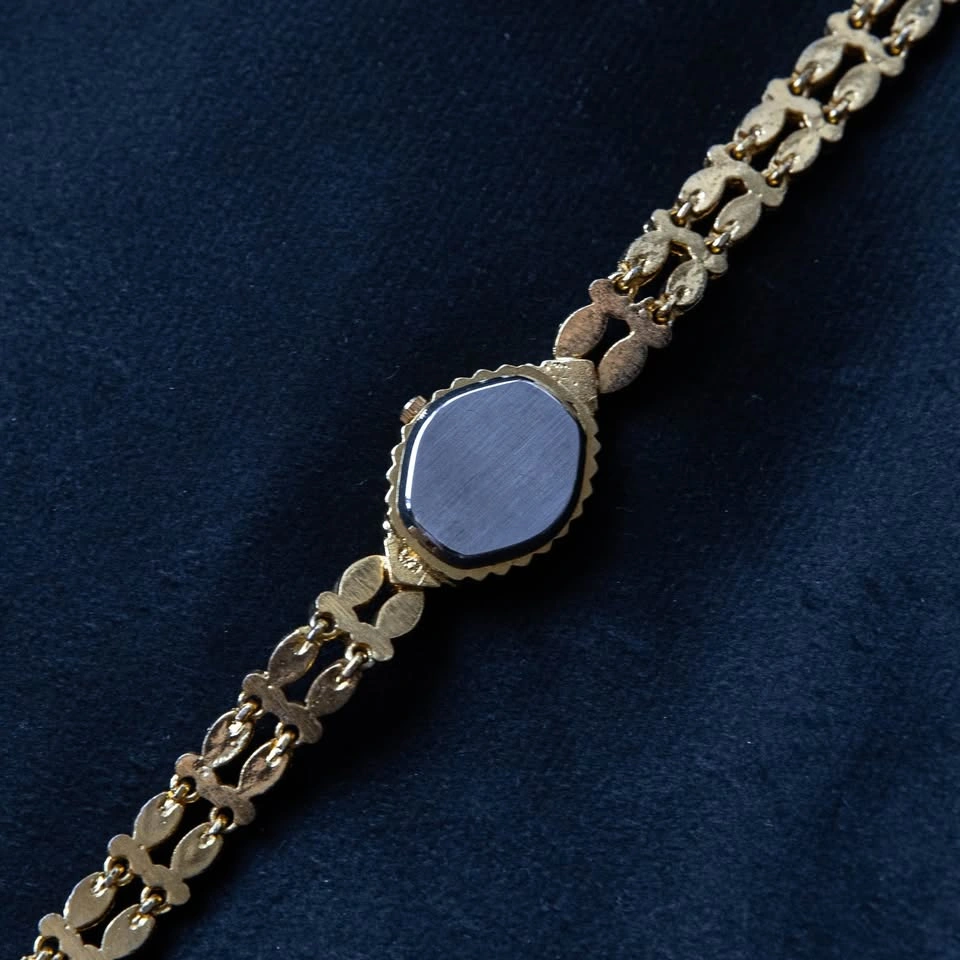 Vintage Eastman Quartz Rhinestone Cocktail Watch - AS-IS - photo 3