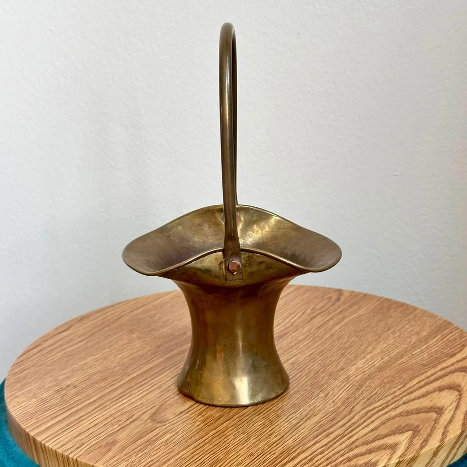 Antique Imperial Russian Brass Bucket - Tula Stamped c.1890s - photo 2
