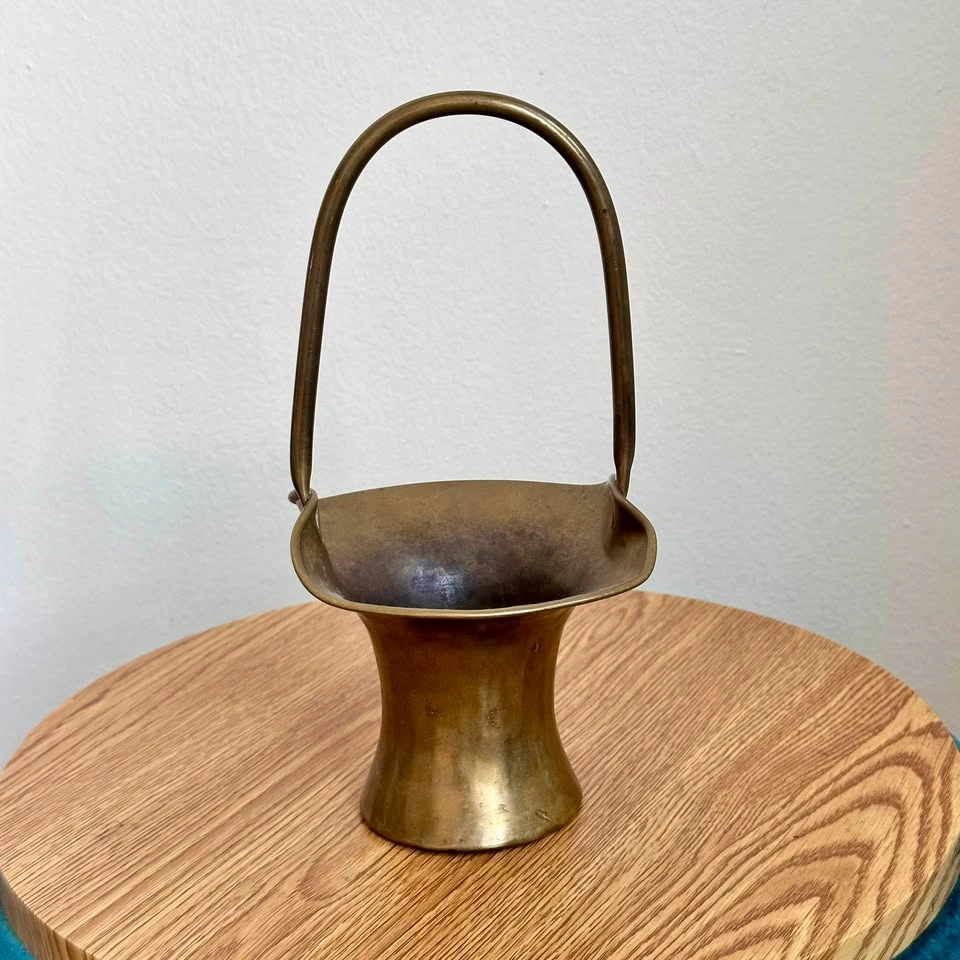 Antique Imperial Russian Brass Bucket - Tula Stamped c.1890s - photo 3