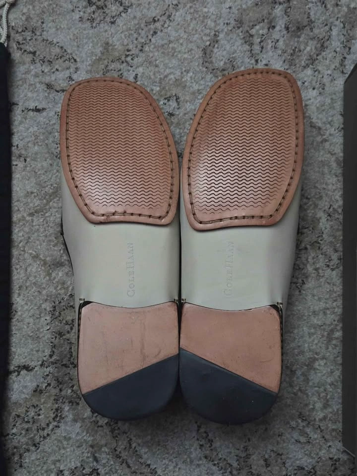 COLE HAAN Leather Driving Mocs White Women's Size 9.5 - photo 3