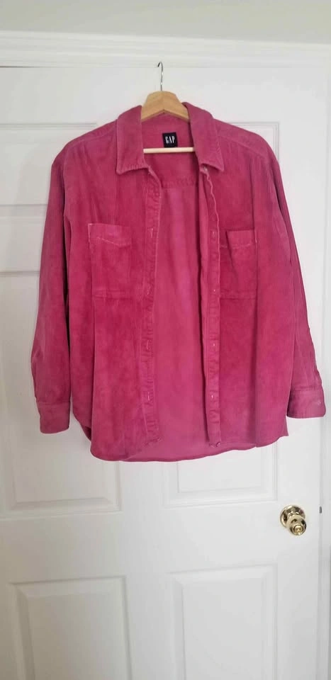 Pink Corduroy GAP shirt/jacket
