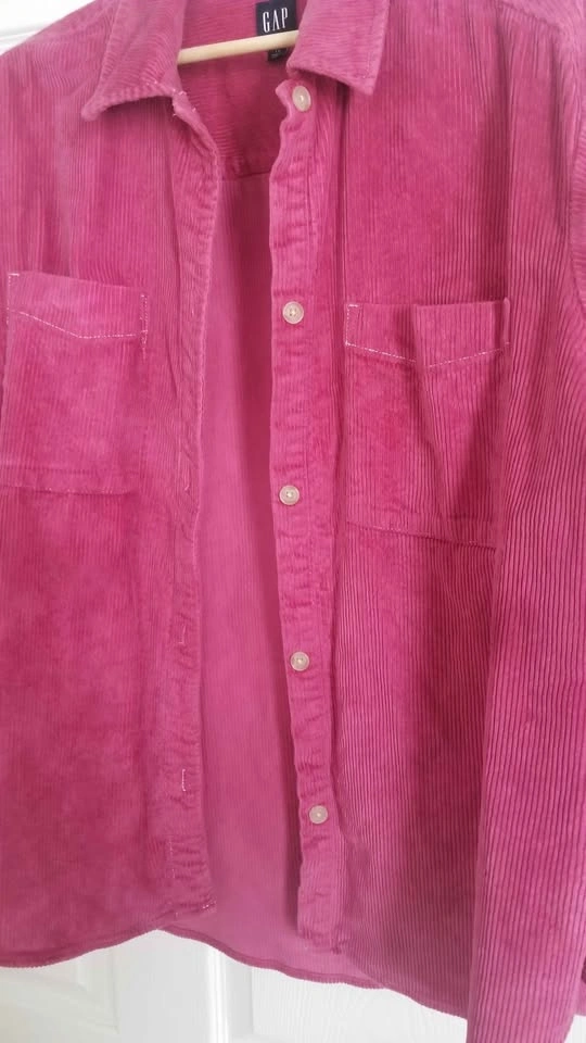 Pink Corduroy GAP shirt/jacket - photo 2
