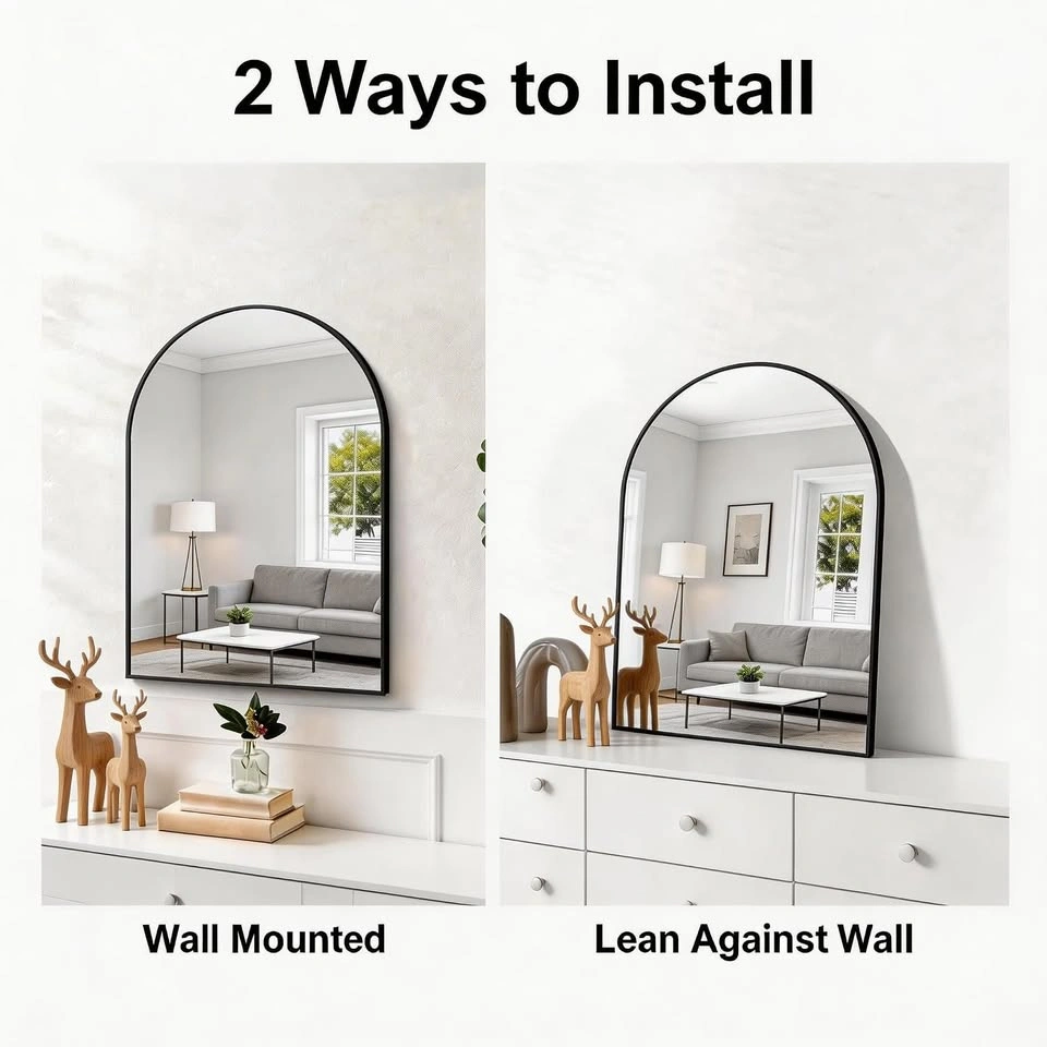 20x28 Inch Arched Wall Mirror - photo 2
