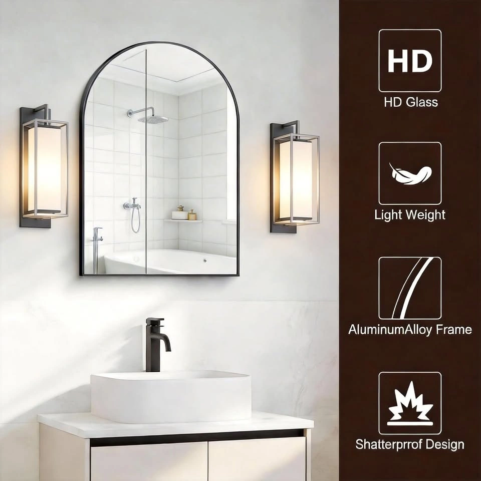 20x28 Inch Arched Wall Mirror - photo 3