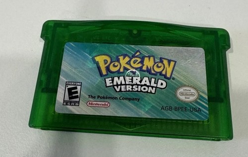 Pokemon Emerald NEW BATTERY AUTHENTIC (Nintendo GameBoy Advance)