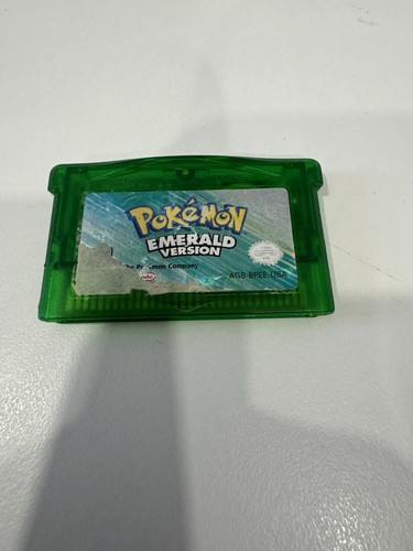 Pokemon Emerald NEW BATTERY AUTHENTIC (Nintendo GameBoy Advance)