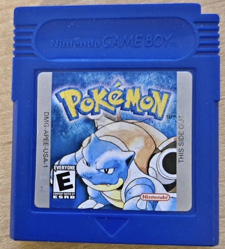 Pokemon Blue Version GameBoy Authentic TESTED WORKING SAVE