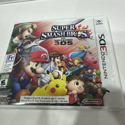 Super Smash Bros - (Nintendo 3DS, 2014) - Case and Manual ONLY