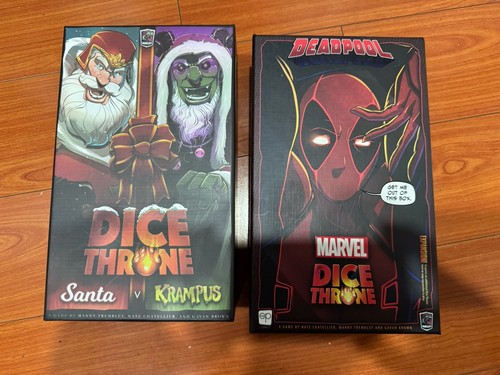 EMPTY BOX - Deadpool + Santa/Krampus For Storage Only! - Dice Th