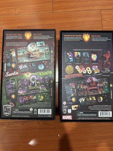 EMPTY BOX - Deadpool + Santa/Krampus For Storage Only! - Dice Th - photo 3