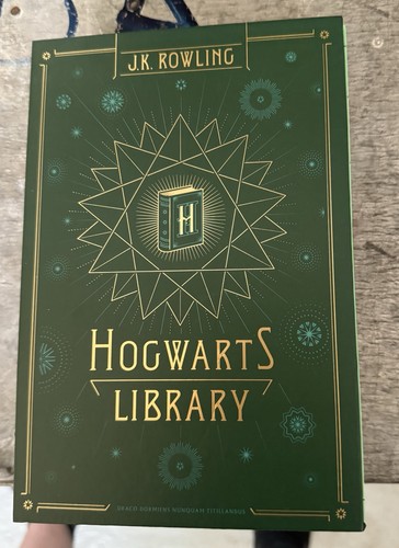 Hogwarts Library Hardcover 3 Book Box Set Harry Potter JK Rowlin