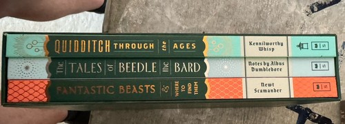 Hogwarts Library Hardcover 3 Book Box Set Harry Potter JK Rowlin - photo 2