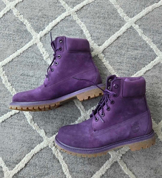 New Timberland Purple Nubuck Premium Waterproof Boots - photo 2