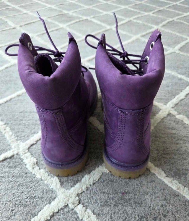 New Timberland Purple Nubuck Premium Waterproof Boots - photo 3