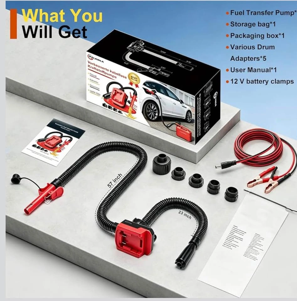 5.5 GPM Wireless Fuel Transfer Pump with Auto-Shutoff - photo 2