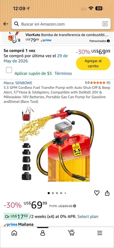 5.5 GPM Wireless Fuel Transfer Pump with Auto-Shutoff - photo 3