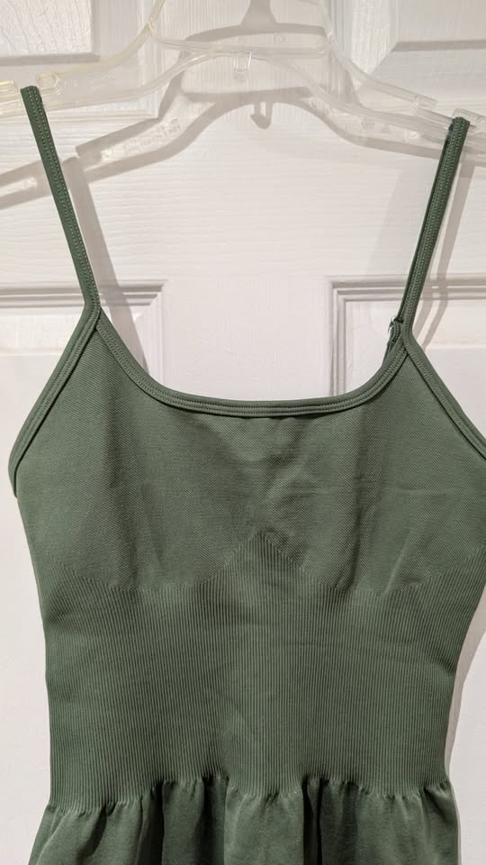 FLARE JUMPSUIT SPAGHETTI STRAPS SCOOP NECK - photo 3