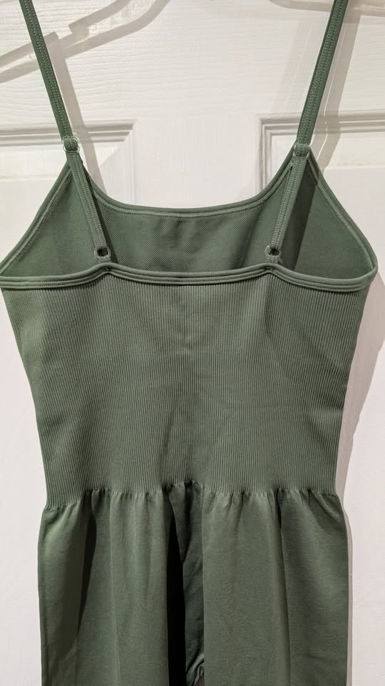 FLARE JUMPSUIT SPAGHETTI STRAPS SCOOP NECK - photo 5