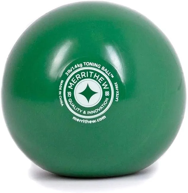 Stott Pilates Toning Ball, 10 cm 3 LB thumbnail