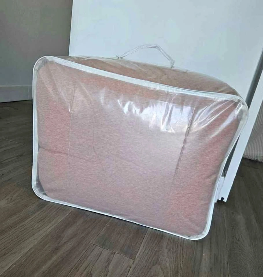New Pink Cotton Jersey Comforter Set Full/Queen