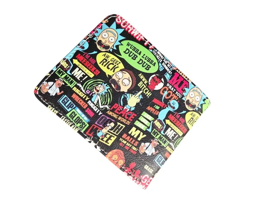 Rick and Morty Wallet • Cartoon Collage Design - photo 3