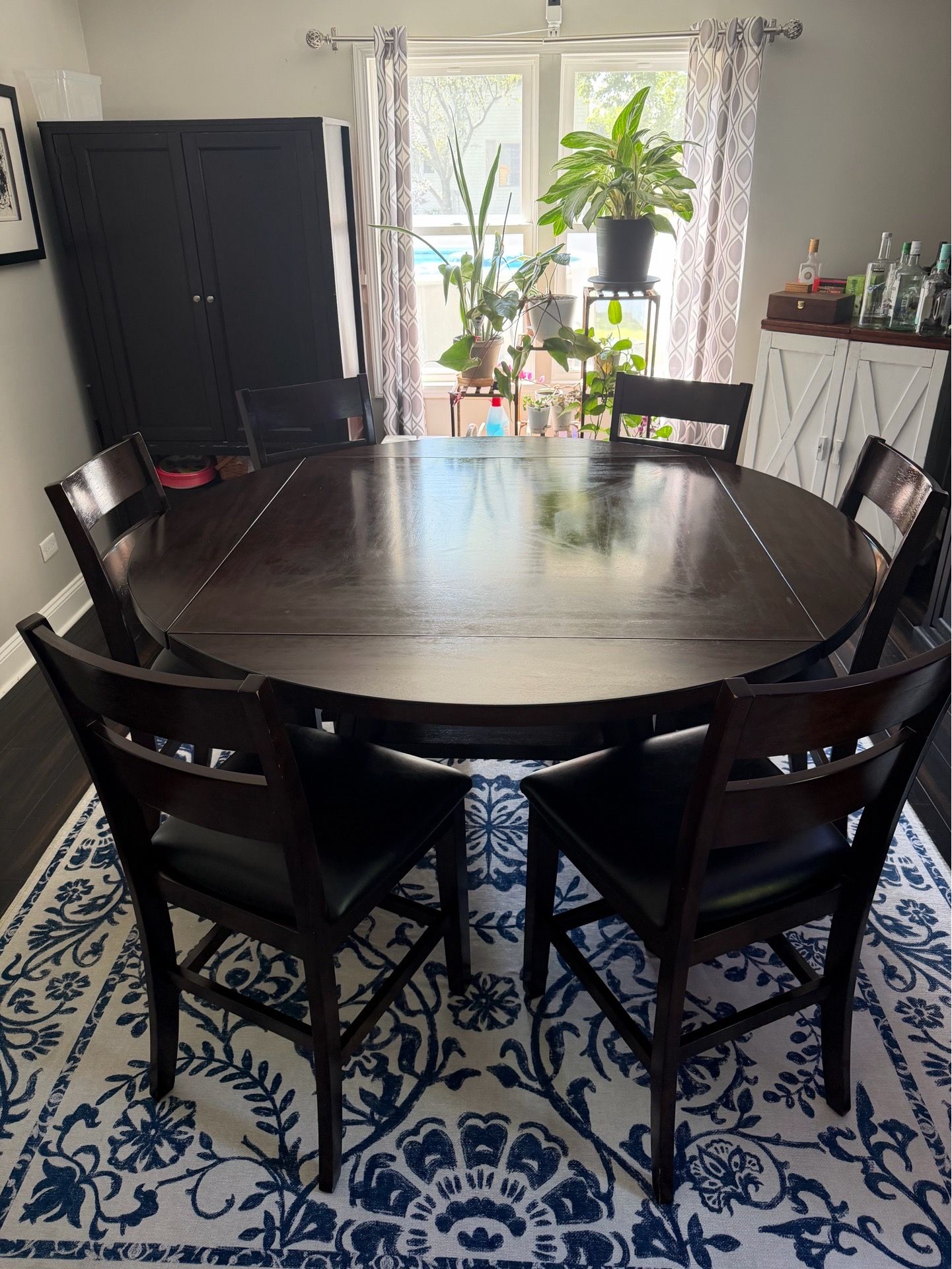 Counter Height Dining Room set in Espresso