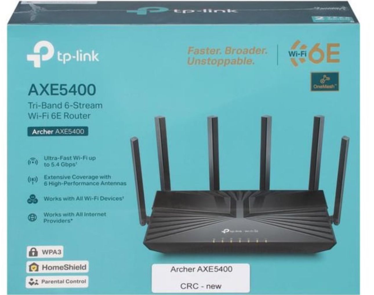 Archer AXE5400 Router And 2 Extenders